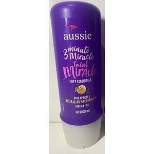 Aussie 3 Minute Total Miracle Deep Conditioner w Apricot and Macedamia Oil Rare